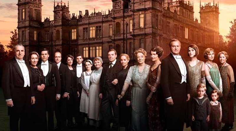 El castillo de la serie Downton Abbey