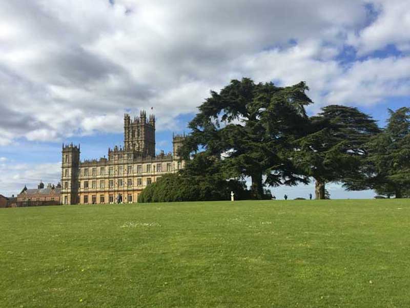 El castillo de la serie Downton Abbey